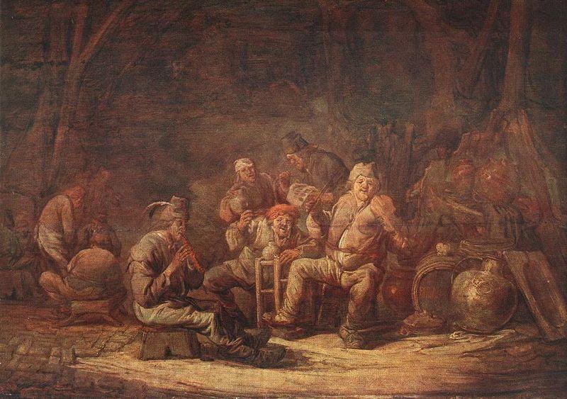 Jan Gerritsz. van Bronckhorst Peasants in the Tavern Spain oil painting art